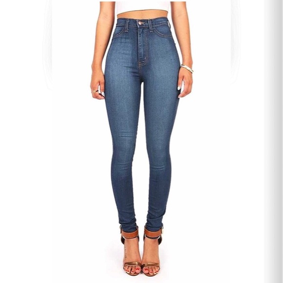 Vibrant Jeans Nwt Vibrant Classic High Waist Denim Skinny Jeans Poshmark